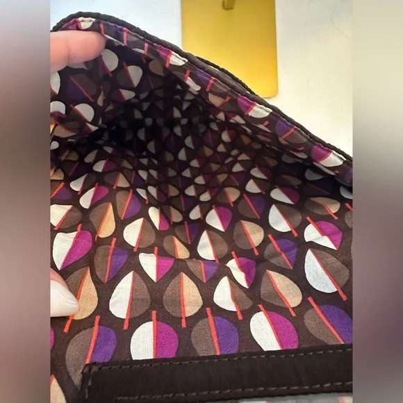 Vera Bradley Backpack Brown Quilted - Picture 4 of 7